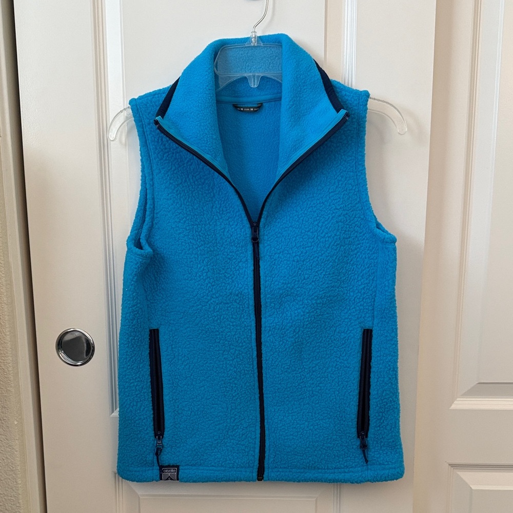 Oiselle AT fleece vest - XS - blue